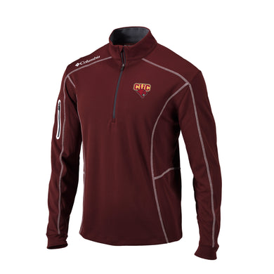 COLUMBIA Shotgun 1/4 Zip Pullover, Maroon