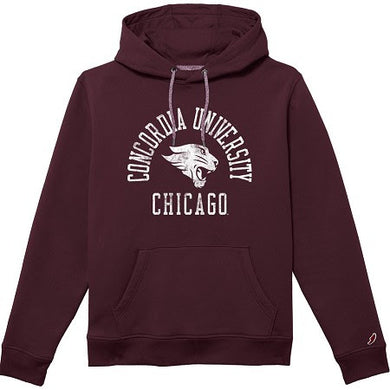 1991 Brushed Fleece Hood | Maroon