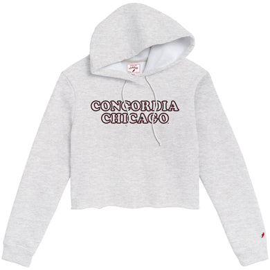 1636 Ladies Cropped Hood | Ash