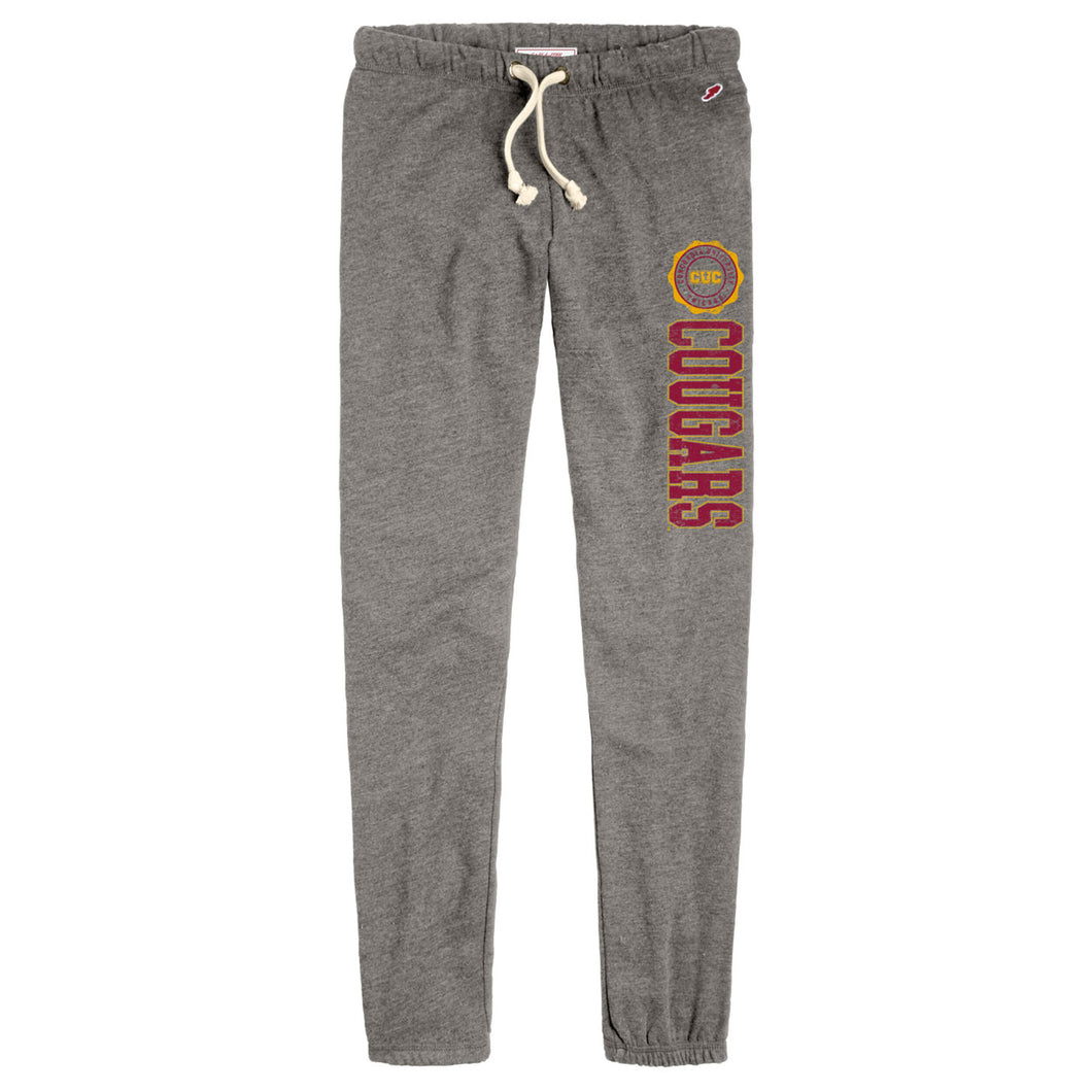 Victory Springs Ladies Closed Bottom Sweatpant | Fall Heather Grey