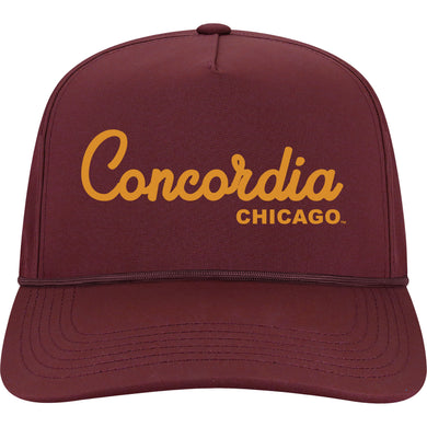 5-Panel Adjustable Hat | Maroon