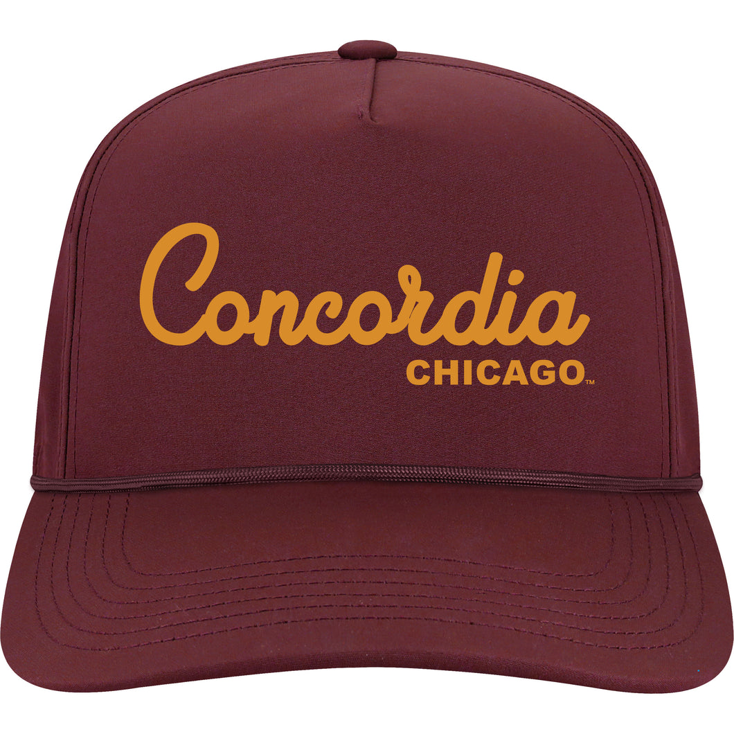 5-Panel Adjustable Hat | Maroon