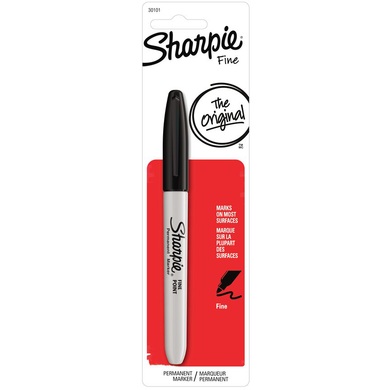 Sharpie Permanent Marker Fine Black | 1Pk