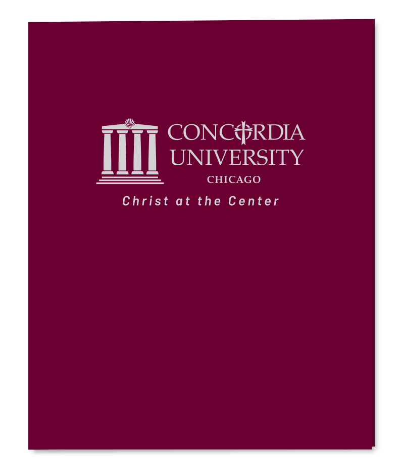 Laminate Two-Pocket Folder | Maroon