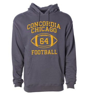 Classic Football Hood | Charcoal