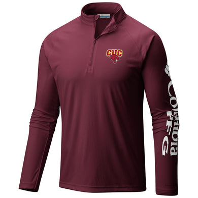 COLUMBIA Terminal Tackle 1/4 Zip, Maroon (F23)