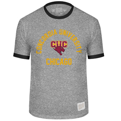 Classic Cotton Ringer Tee | Grey