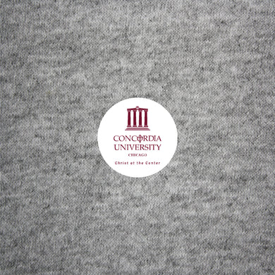 Christ at Center Mini Button | White