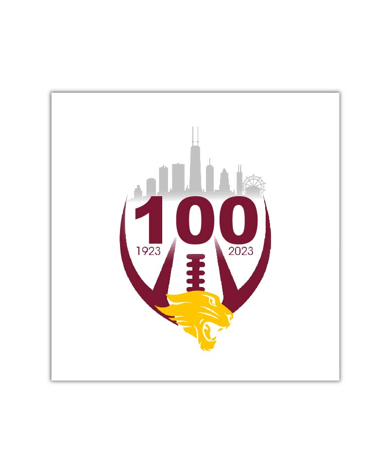 CUC 100 Year Football Decal