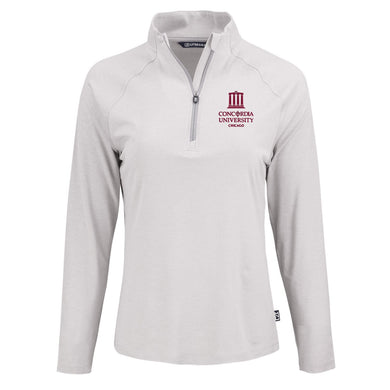 Ladies Coastline Quarter Zip | Concrete
