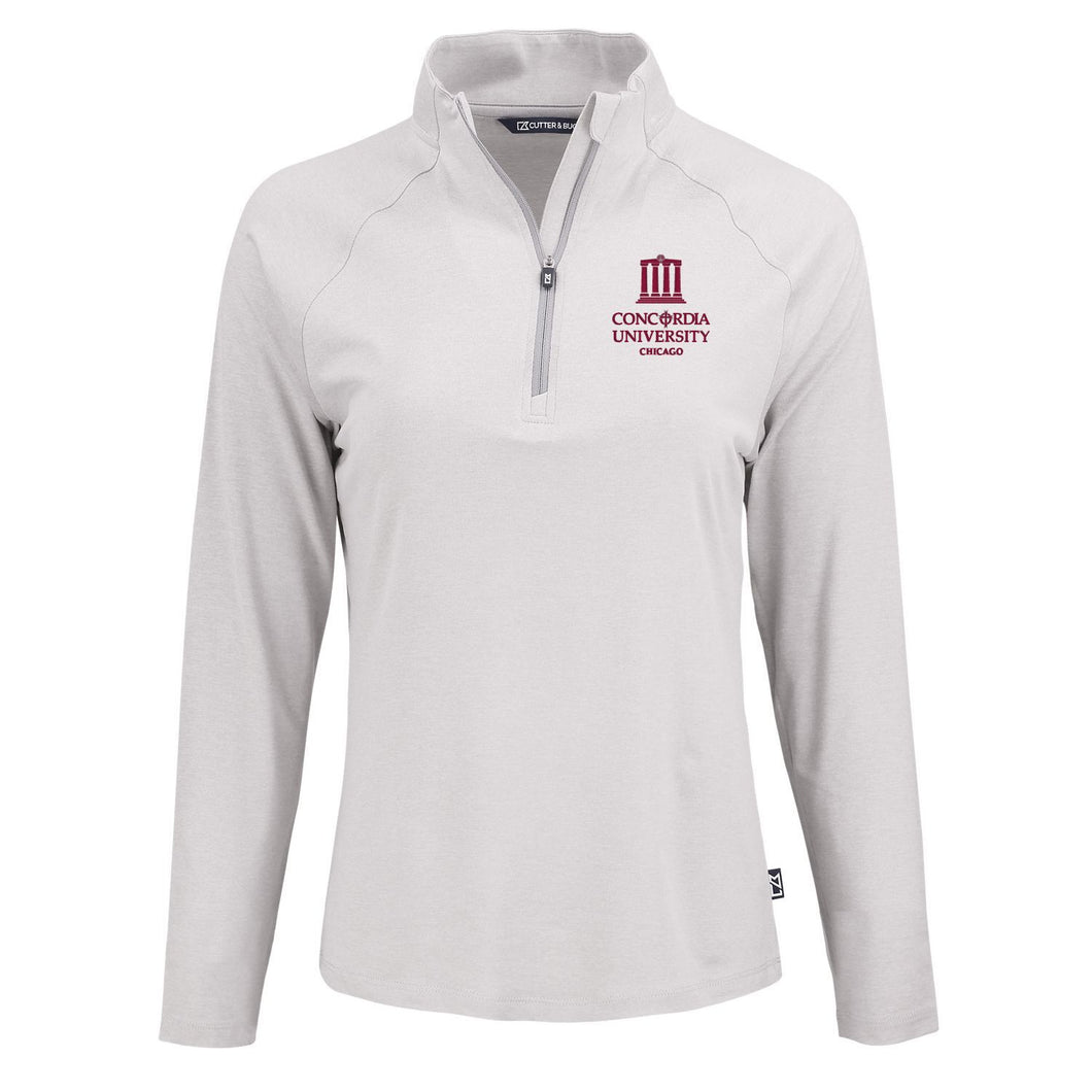 Ladies Coastline Quarter Zip | Concrete