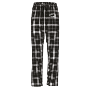 Haley Flannel Pant, Black/White Plaid