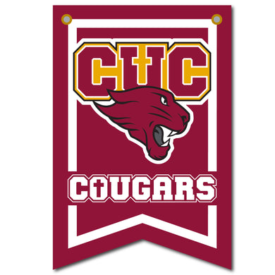 12 X 18 Dovetail Athletic Banner | Maroon