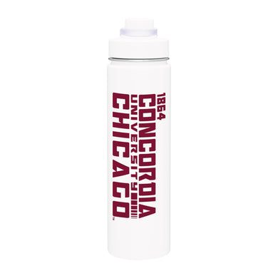 H2GO Conquer Sport Bottle, White