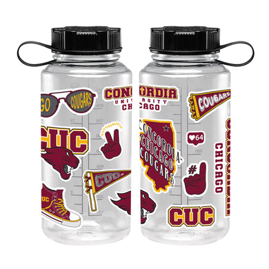 Campus Journey Sport Bottle, Clear (F23)