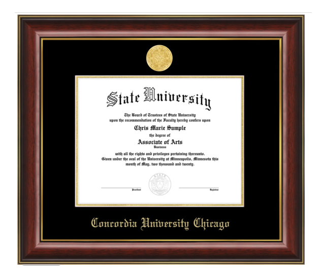 Classic Mahogany Diploma Frame