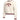 Women's Reverse Weave Yarn Dye Rib Crew | Chalky White/Maroon