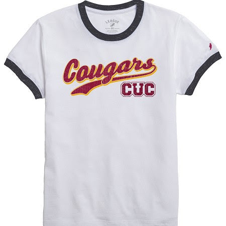 Ladies Intramural Ringer Tee | Varsity Maroon